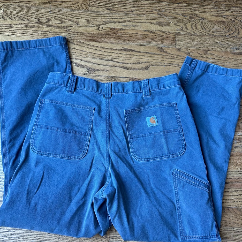 Carhartt Gray canvas Workwear Pocket Pant. 36x34. - Picture 4 of 8